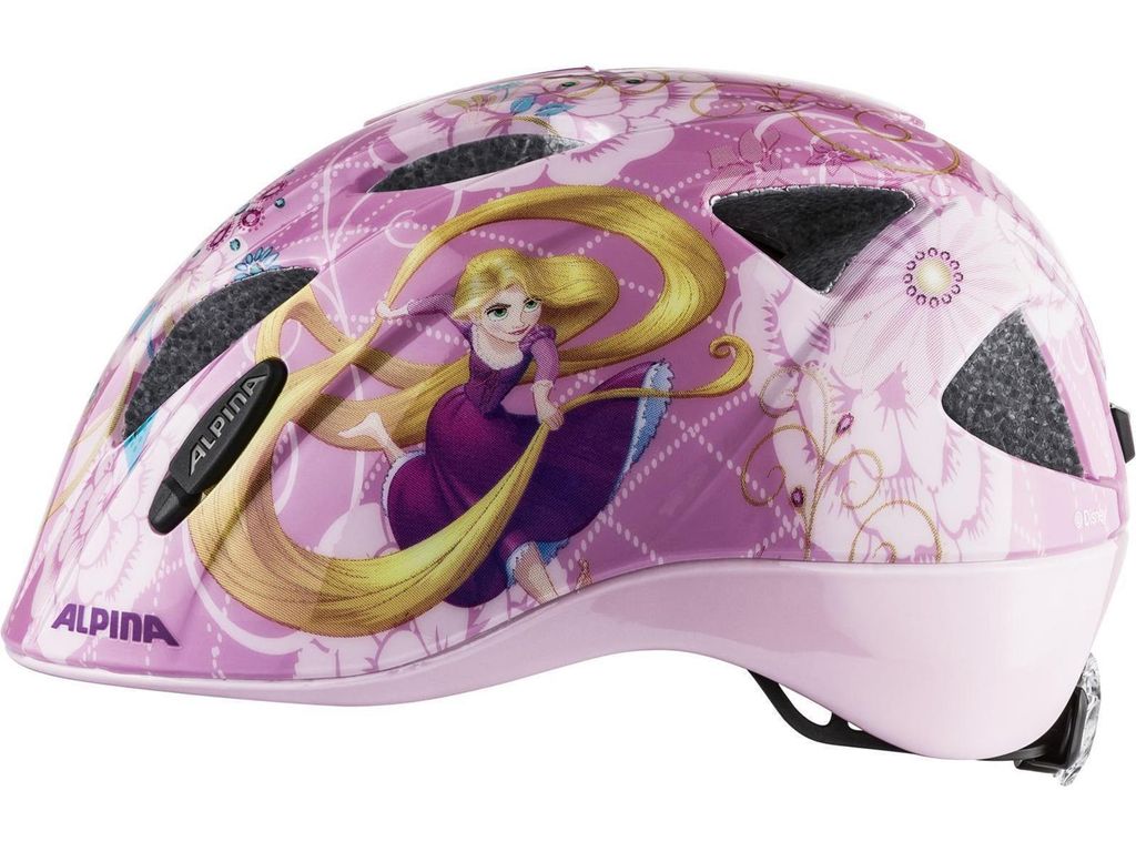 ALPINA 10602357 Fahrradhelm Disney Rapunzel rosa Gr. 45-49cm
