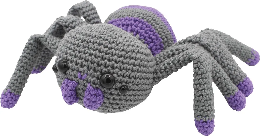Créer une Peluche Araignée Sonja - Kit de Crochet 20 cm pour Cadeau