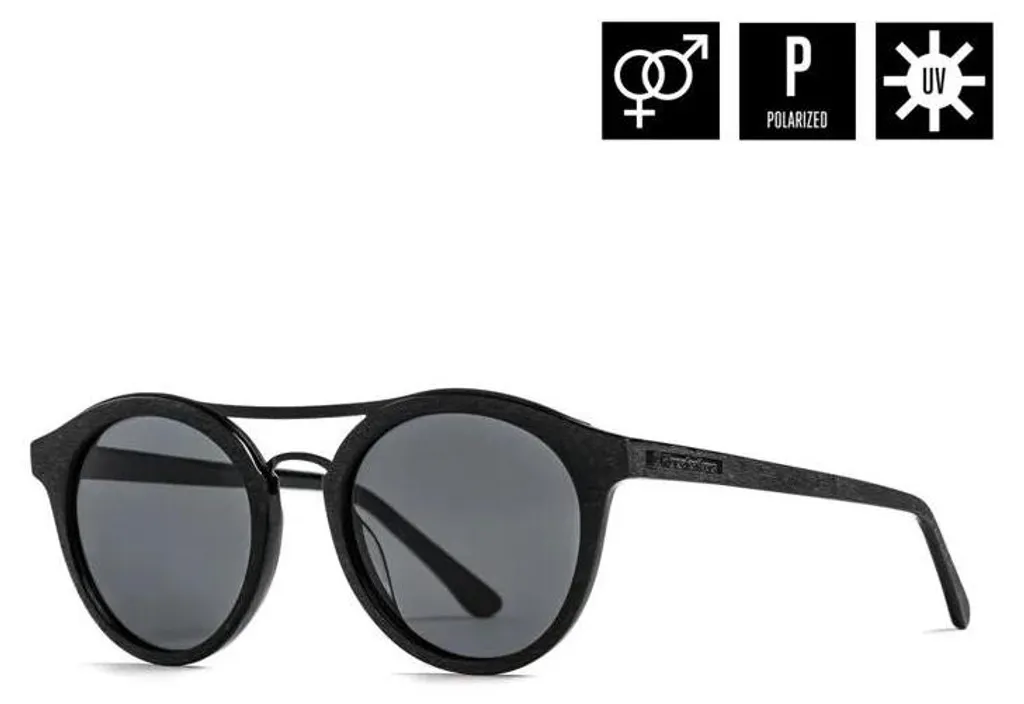 Lunettes de soleil pour homme Horsefeathers Nomad coloris gris noir