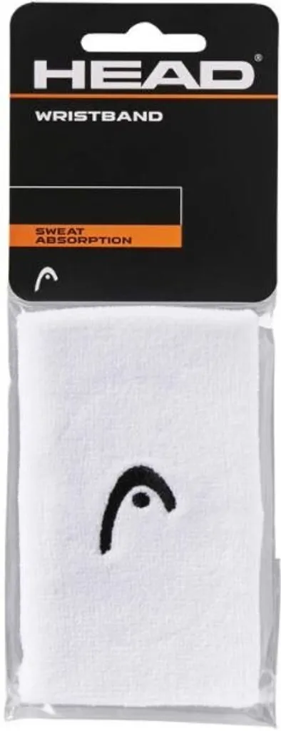 Pack de 2 Poignets Éponge Blancs 12cm pour Tennis et Sport Intensif