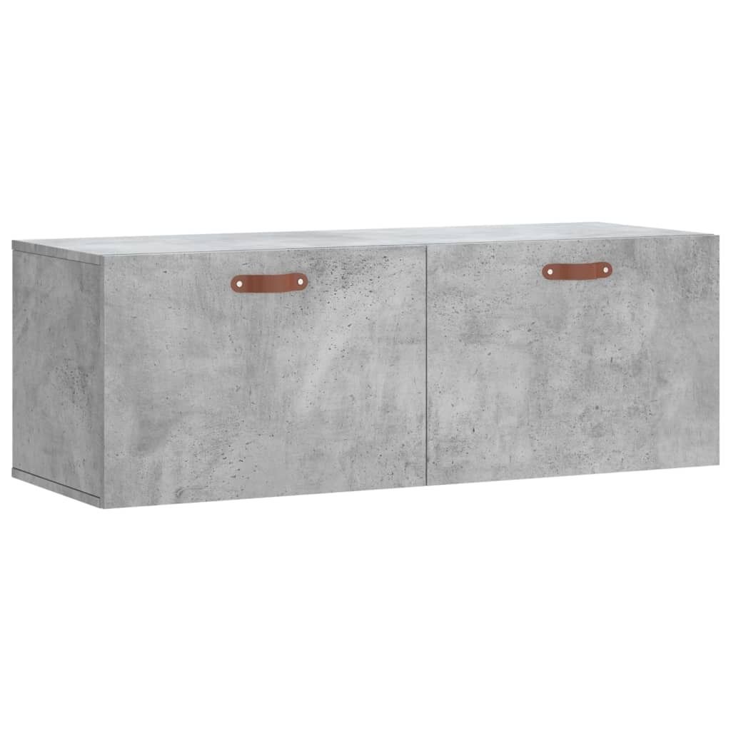 vidaXL Szafka ścienna betonowa szara 100x36,5x35 cm Zdjęcie produktu 