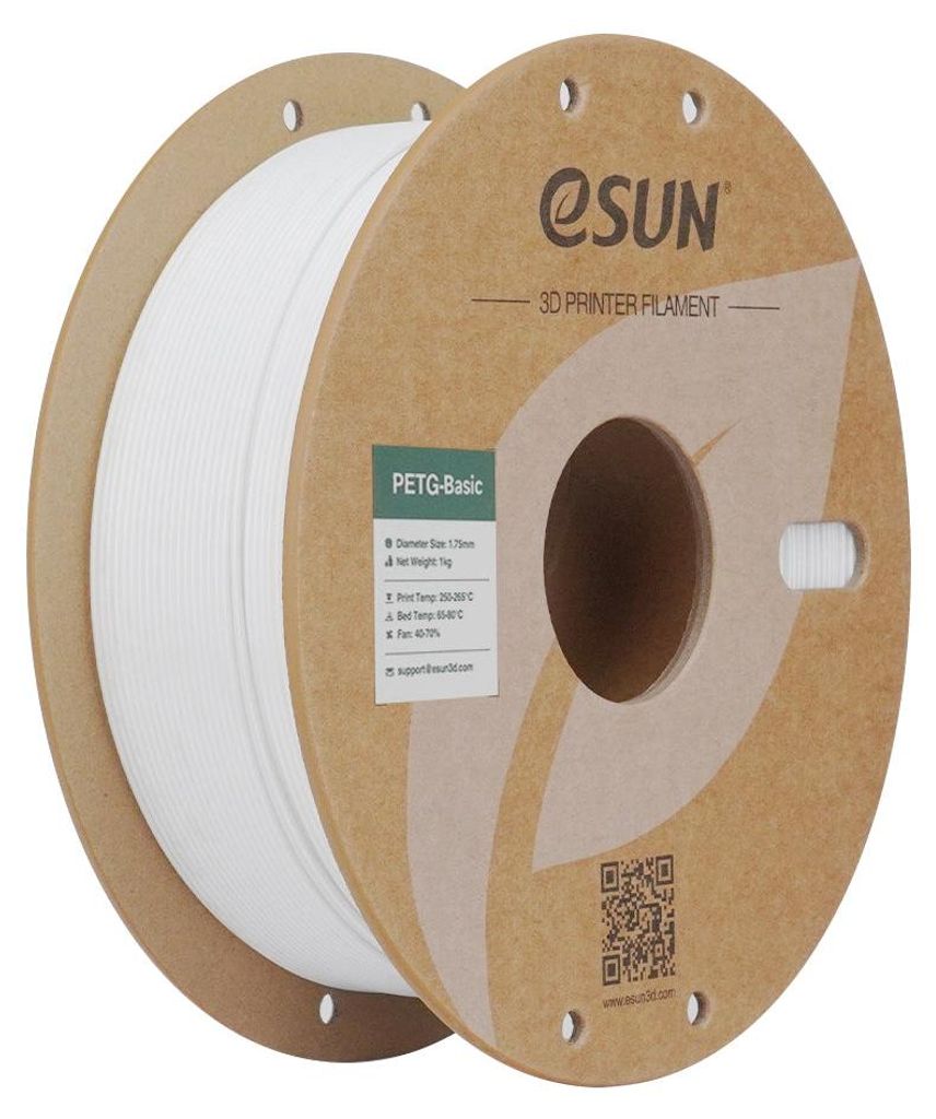 eSUN PETG BASIC, bianco, filamento da 1,75 mm, 1 kg Immagine del prodotto 