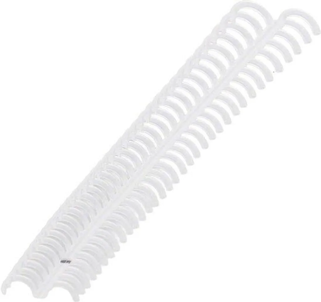 Anneaux de Reliure Plastique Transparents 15mm pour Dossier A4