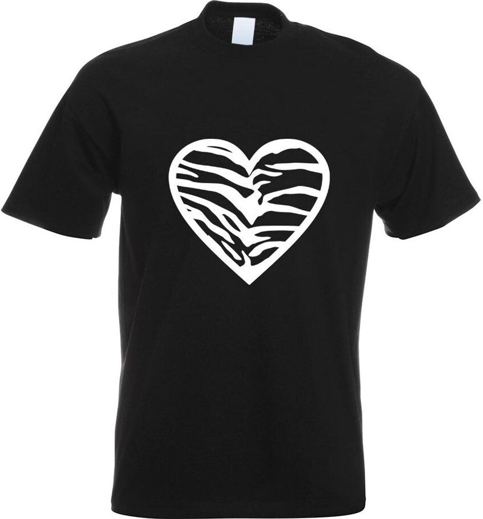 Kiwistar - T-Shirt - schwarz - Tiger Motiv Bedruckt Funshirt Design Print - mit Motiv Bedruckt - Funshirt Design - Sport - Freizeit - Herren - XL