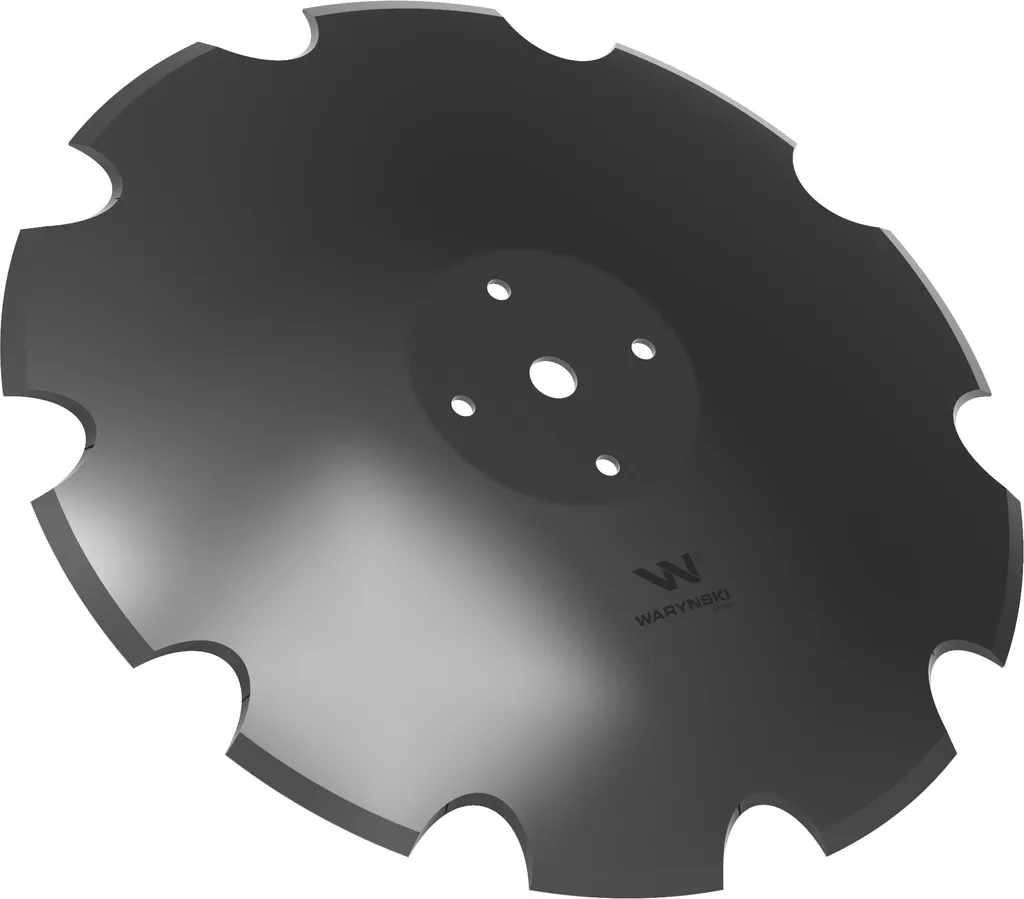 Pièce de rechange déchaumeur Mandam : Plaque dentaire Z-10 560mm 4/115