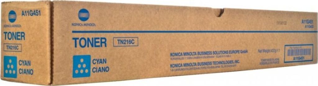 Konica Minolta Toner TN-216/ Bizhub C220/ C280/ 26 000 Hang/ azurblau