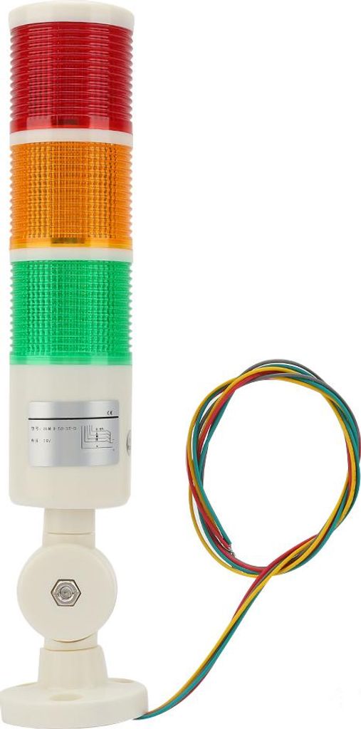 Industrielle Warnleuchte, 3-lagige LED-Signalleuchte, faltbarer Alarmturm, 24 V DC