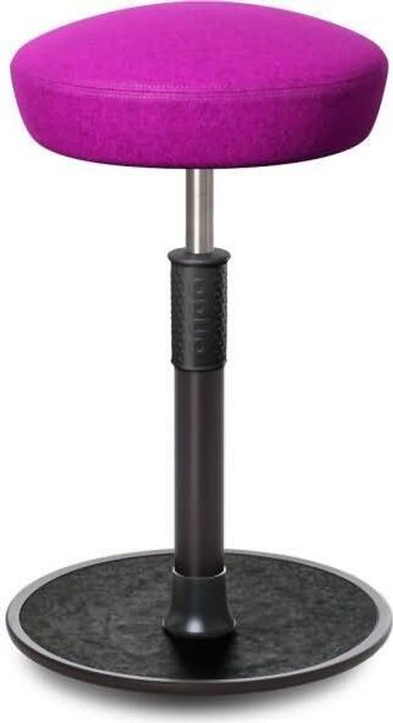 Sitz- Stehhocker Free Tall Hutsitz kvadrat Divina Mel. Pink schwarz /schwarz.