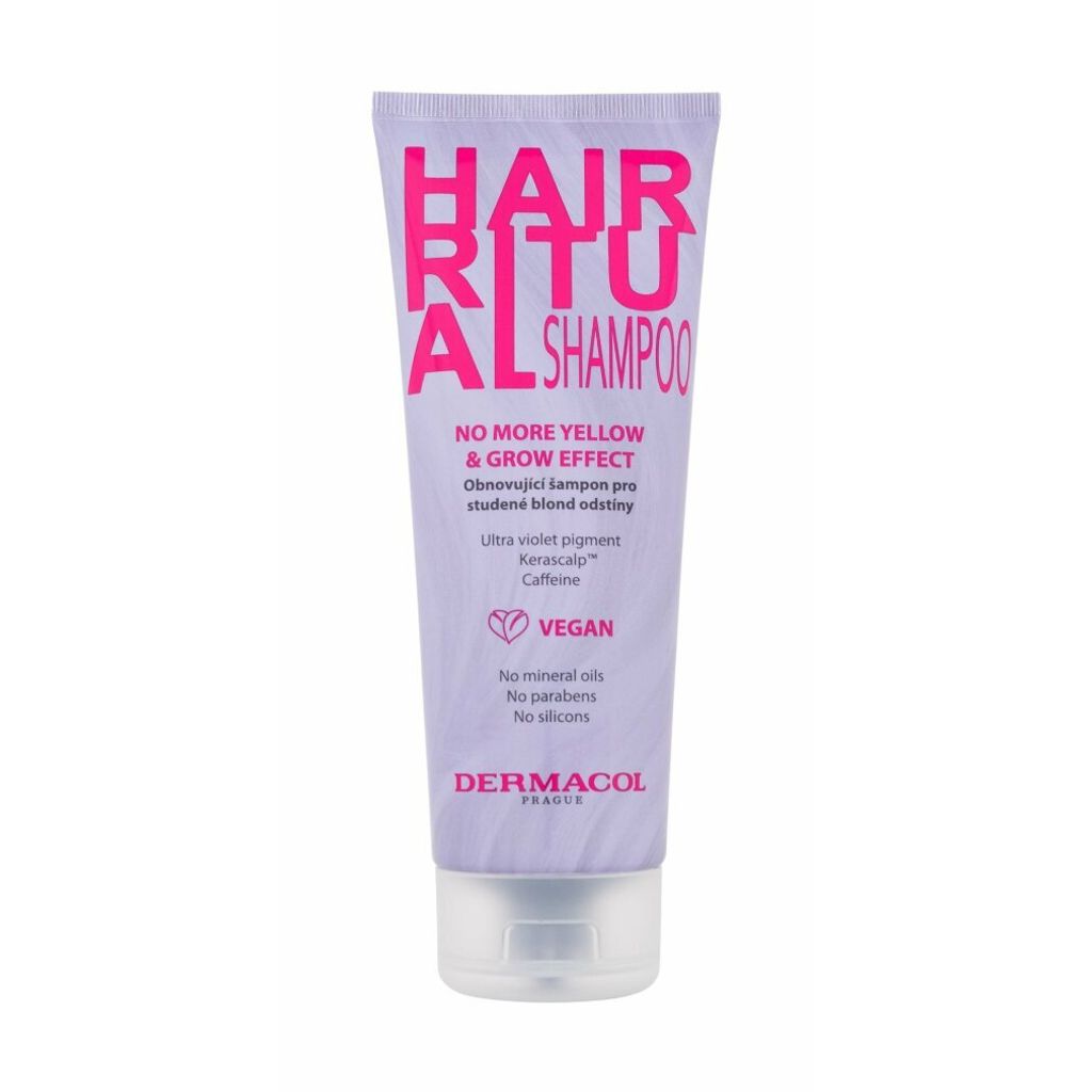 Dermacol Hair Ritual No More Yellow & Grow Effect Shampoo 250 ml
