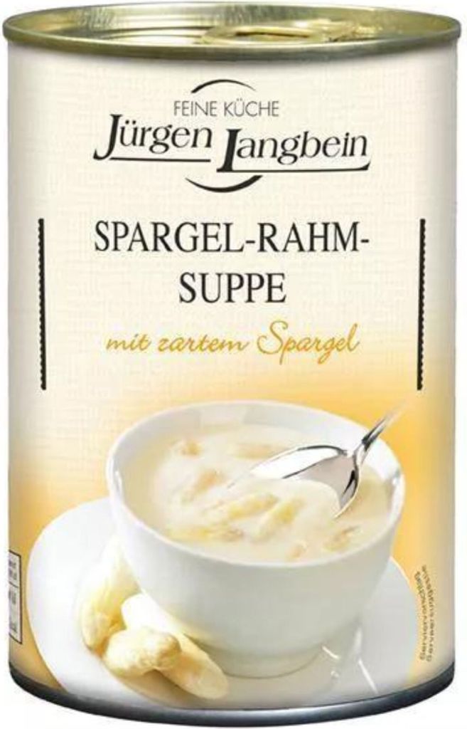 Jürgen Langbein Spargel-Rahm-Suppe, 400ml Produktbild 