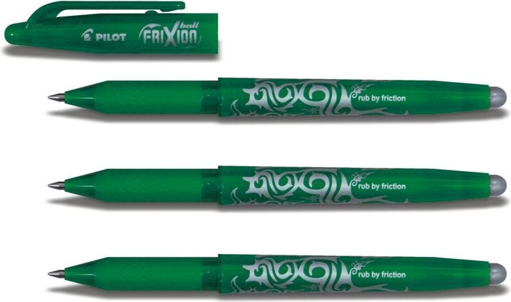 Pilot Frixion Ball 0.7 Tintenroller 3er-Set grün