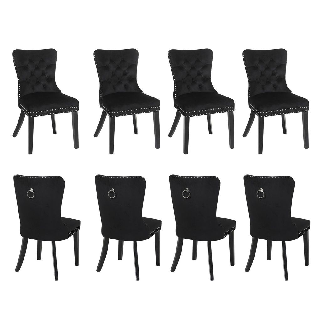 Puluomis Chaise de salle à manger set de 8 chaises en Image du produit 