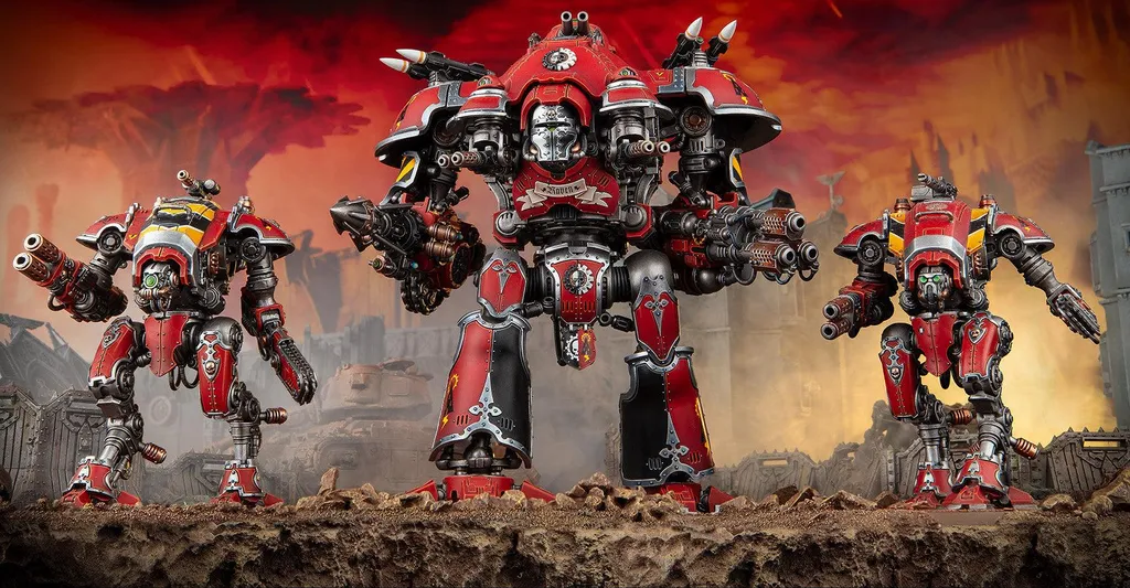 Bataillon Chevaliers Impériaux Œil de Terra pour Jeu de Stratégie 40k - 3