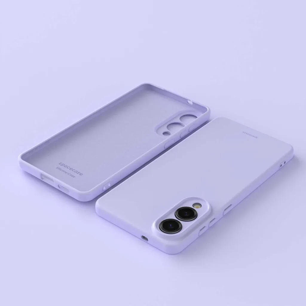 Coque Galaxy S25 Edge Fioletowy - Protection silicone prise en main - 3