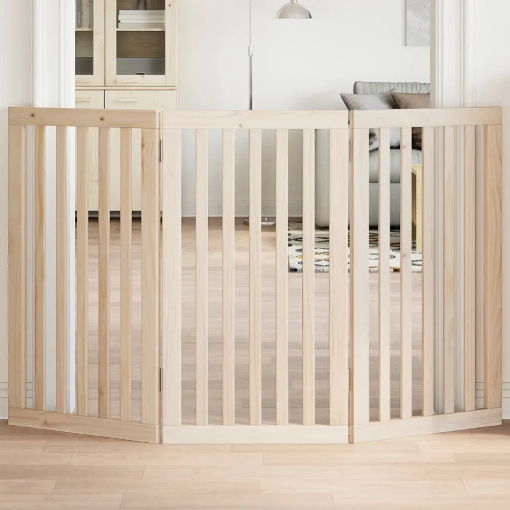 Recinto Interno per Cani 3 Pannelli Legno Pioppo 150cm Best Möbel