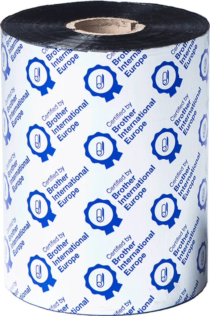 Brother Premium Nastro Nero 110mm x 600m | Confezione 6 Ribbon Originali