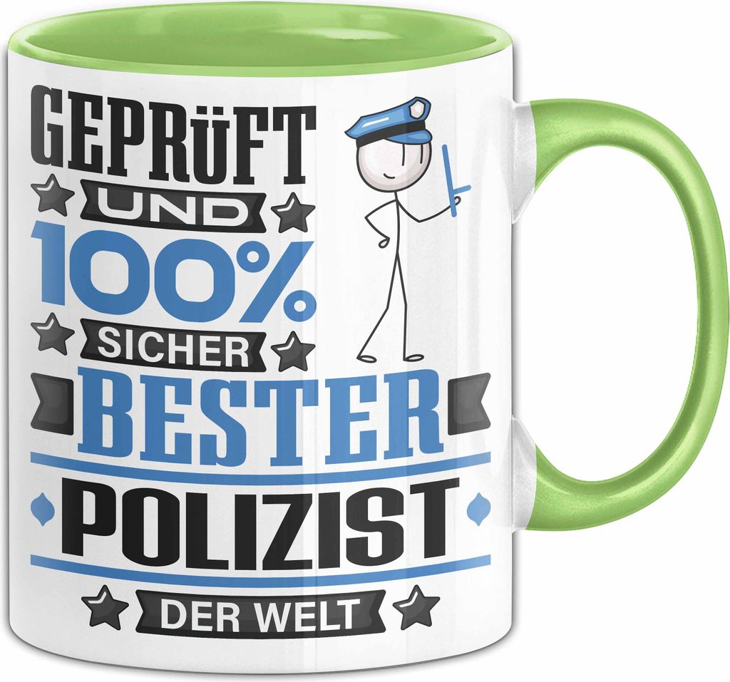 Polizist Geschenk Lustiger Spruch für Polizist Geschenkidee Produktbild 