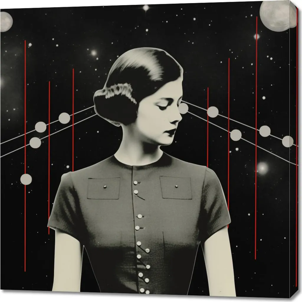Tableau Planètes 90x90 cm Idéal pour Salon ou Chambre d'Ado Espace