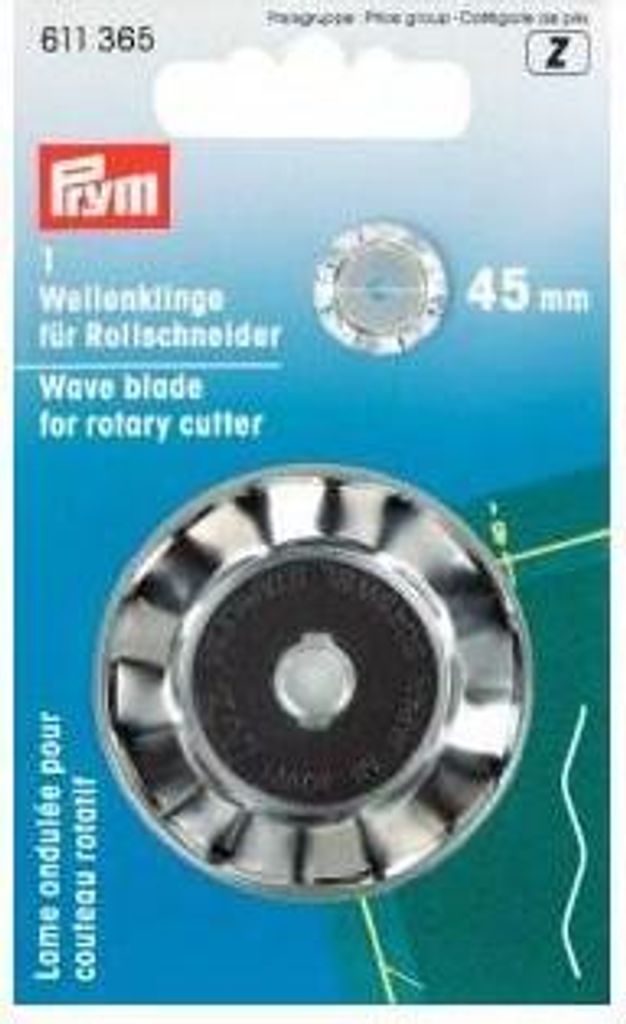 Prym Ersatzklinge für Rollschneider Wellen 45 mm