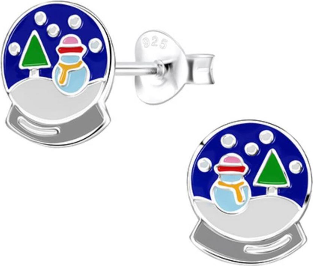Ohrstecker Weihnachten: Ohrringe Silber 925 für Kinder & Produktbild 