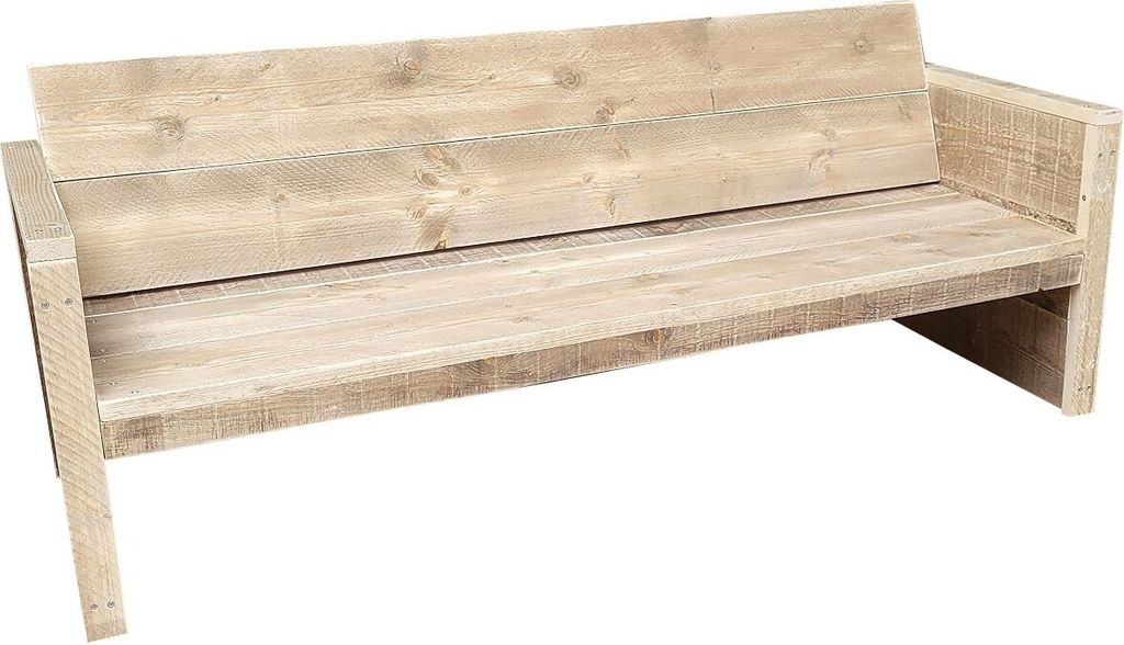 Wood4You Gartenbank Holz "Vlieland" - Wetterfest Massivholz Produktbild 4