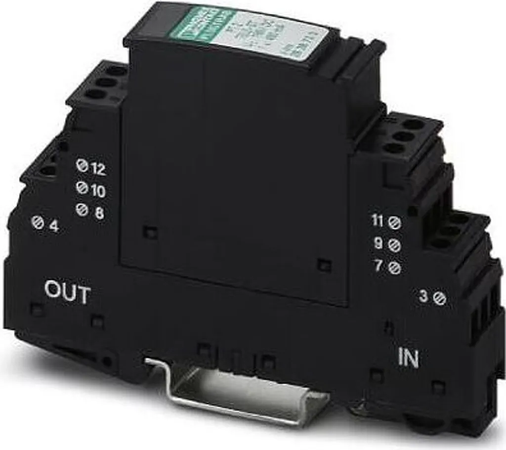 Protection Antisurtension Débrochable PT 2-TELE Phoenix Contact IP20