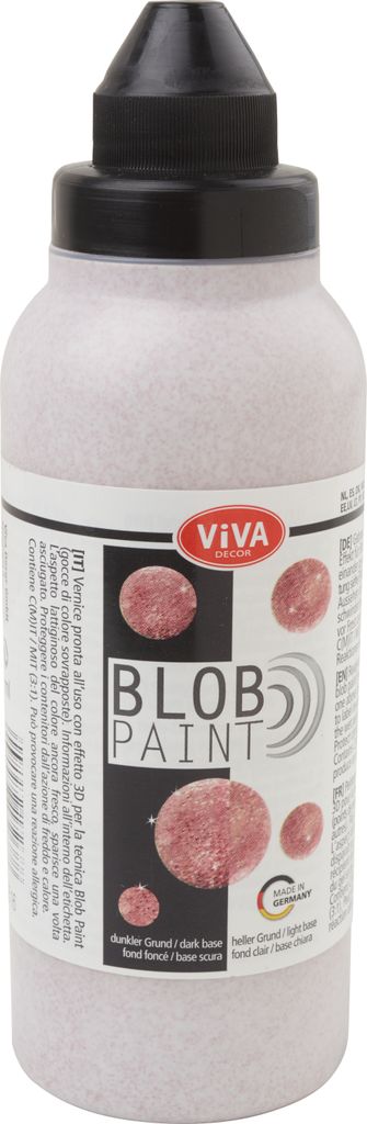 Viva Decor Blob Paint, 280 ml, Metallic/Glitter Roségold-Glitter