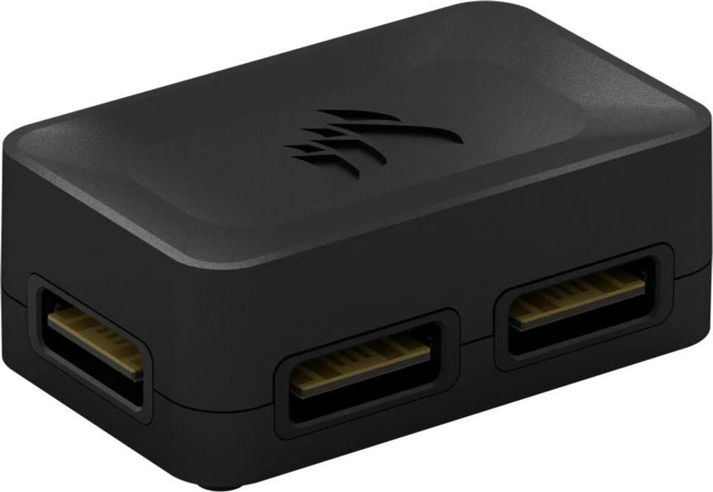 corsair icue link 4-wege-splitter Schwarz Signalverteiler