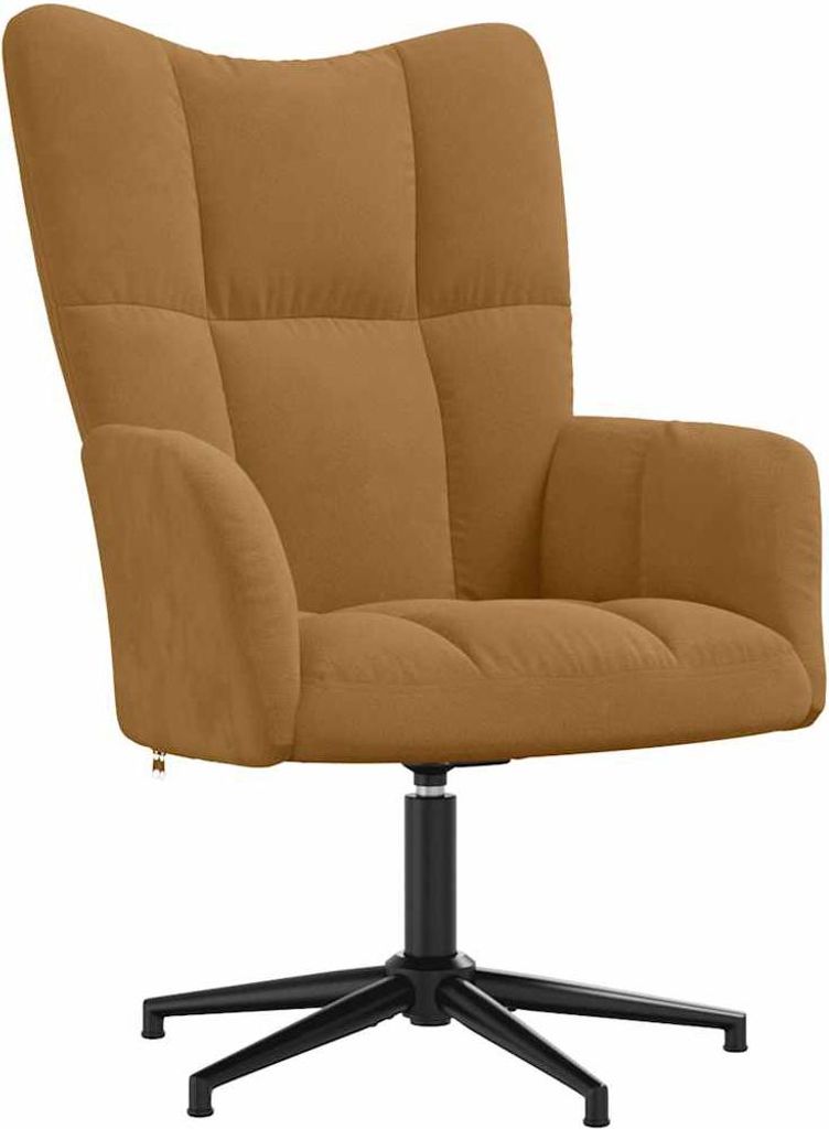 vidaXL Relaxsessel Braun Samt