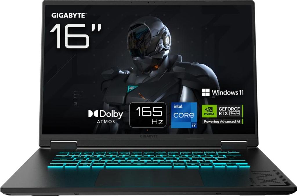 GIGABYTE GAMING A16 3THK3DE894SH - Notebook 16" - Ryzen 7 260 - RTX 5050 - 64GB RAM - 2 TB NVMe - Win11