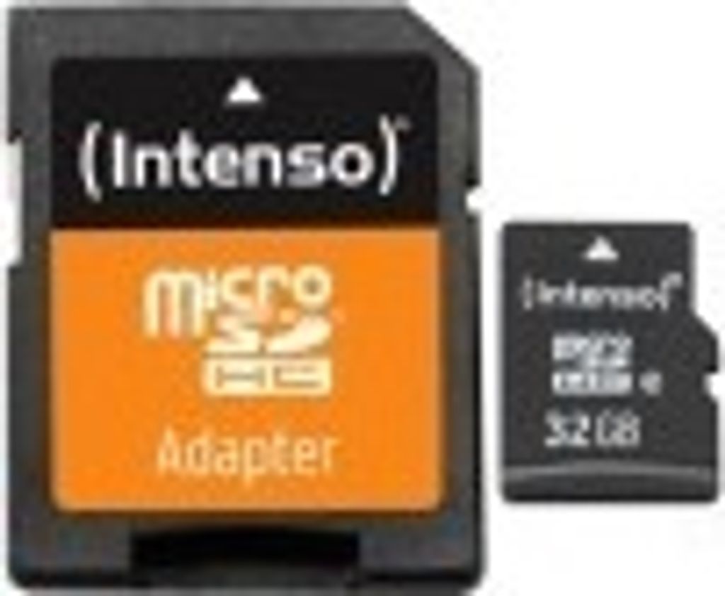 Karta SD MicroSD 32GB Intenso inkl. Adapter SD Zdjęcie produktu 9