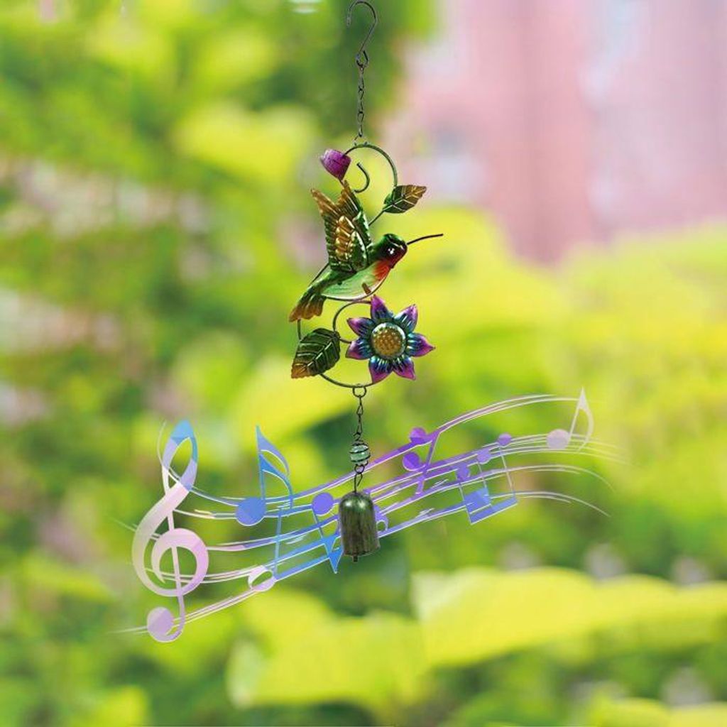 Schmetterlings-Windspiel aus Aluminiumrohr mit S-Haken, Gartendekoration, Einzugsgeschenk, Dekoration
