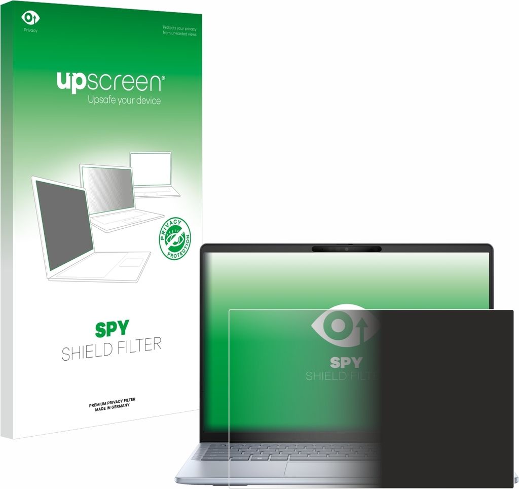 upscreen Blickschutzfilter für Dell Inspiron 14 Plus 7441 Laptop Anti-Spy Privacy Filter Sichtschutz Blaulicht-Schutz