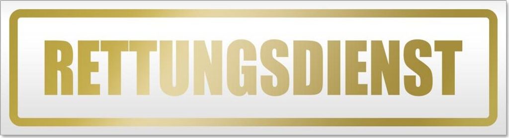 Rettungsgasse Magnetschild Schild magnetisch