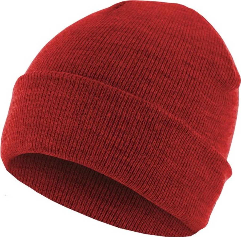 MSTRDS Beanie Beanie Basic Flap H.Red