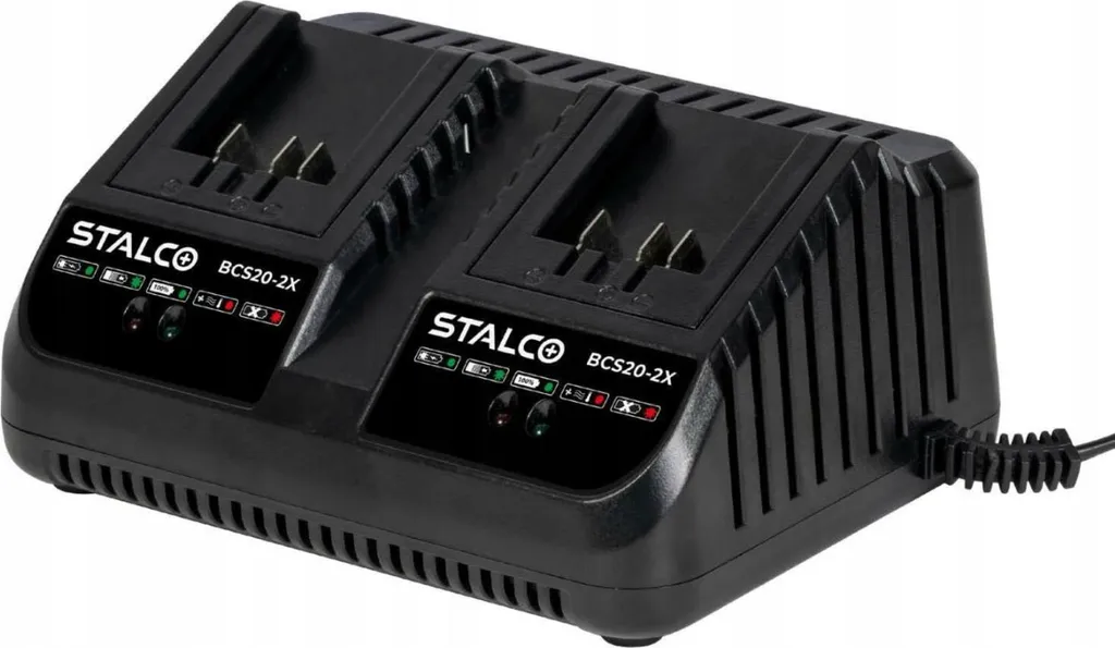 Double chargeur 20V Stalco BCS20-2x idéal pour chantiers et ateliers