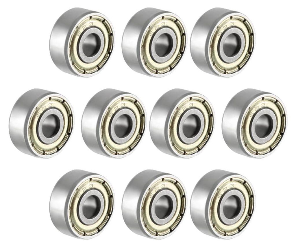 10Stk. Rillenkugellager 623Z Doppel Schild 3mm x 10mm x 4mm Chromstahl DE de
