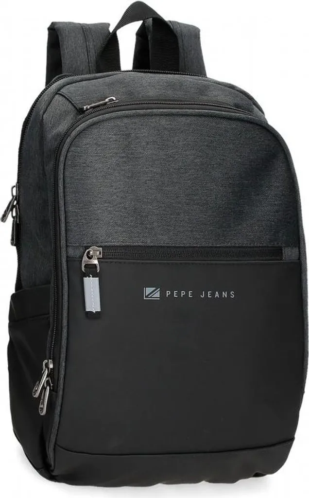 Pepe Jeans Jarvis Zaino Laptop 12" Nero | Look Urban e Tech USB