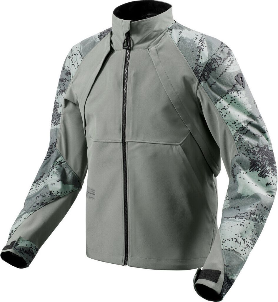 Revit Continent Motorrad Textiljacke, grau, S