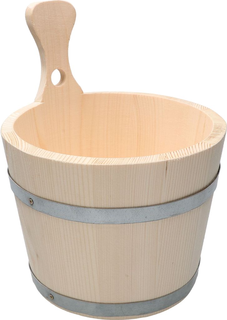 KOTARBAU® Saunakübel Saunaeimer aus Holz 5 Liter mit Griff Produktbild 