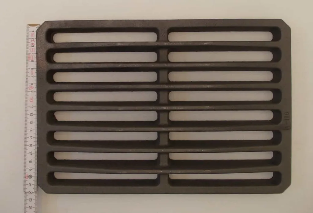 Griglia Ghisa 22x32 cm Economica e Robusta per Stufe e Camini - 5
