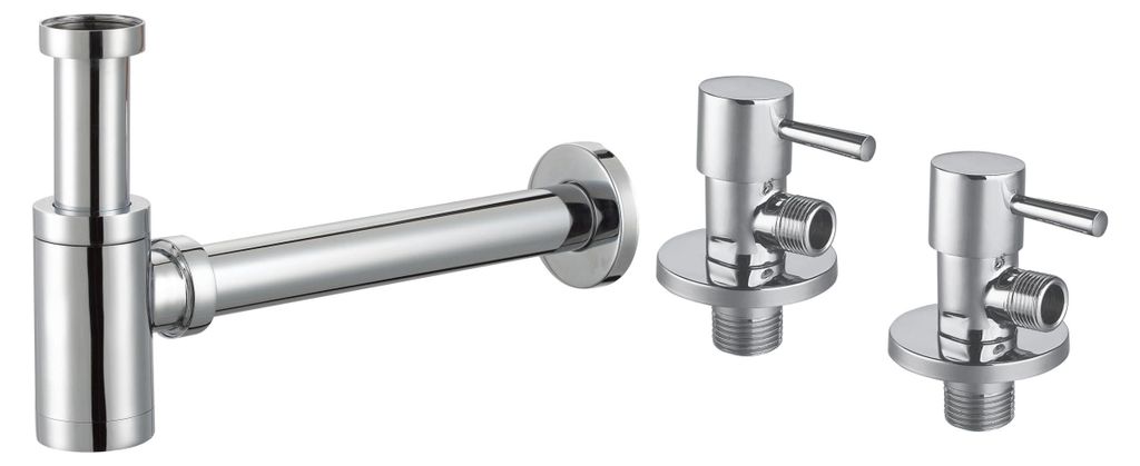 sanicomfort Design Siphon Universal für Waschbecken & Produktbild 