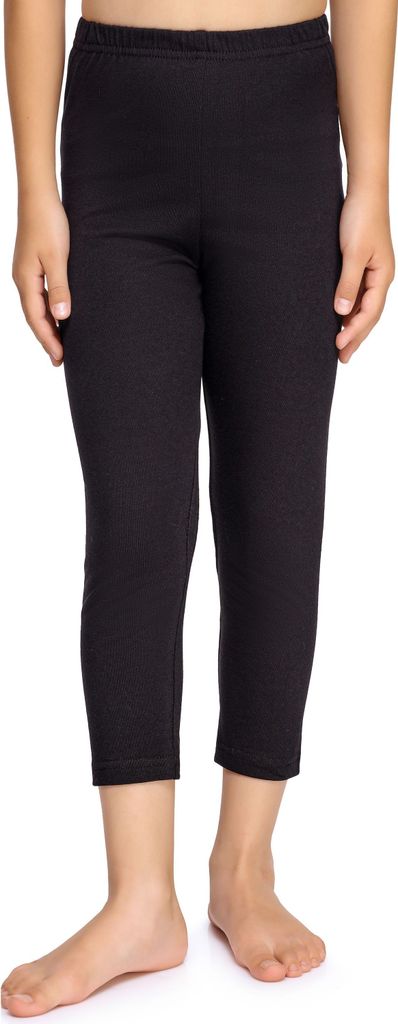 Merry Style Mädchen 3/4 Leggings MS10-405(Schwarz,122).