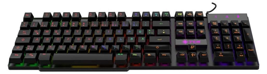 INCA Gaming Tastatur IKG-448  inkl. Maus, RGB, dt. Layout Image du produit 