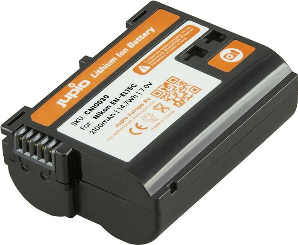 Batterie EN-EL15C Jupio 2280mAh - Grande Autonomie pour Reflex et Hybride
