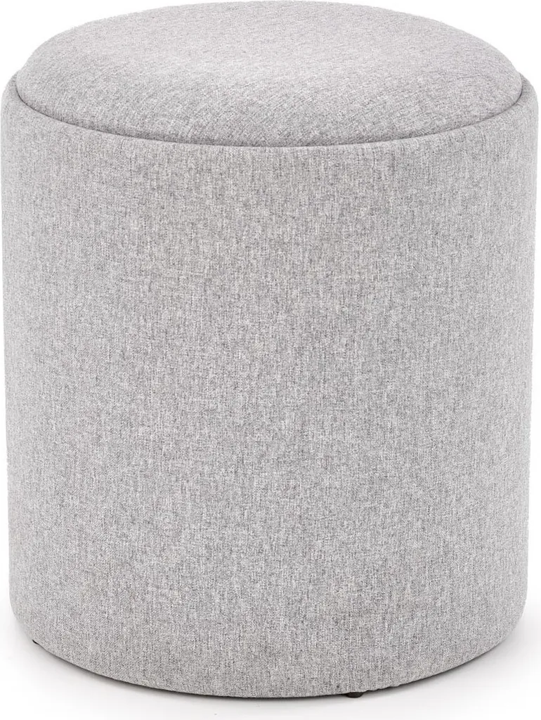 Ensemble de poufs avec rangement salon Aviko - Set de 2 sièges gris