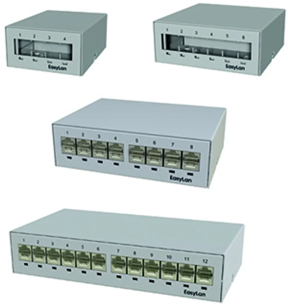 Easylan CKVPL0121E preLink Panneau de consolidation 12x Keystone RAL70