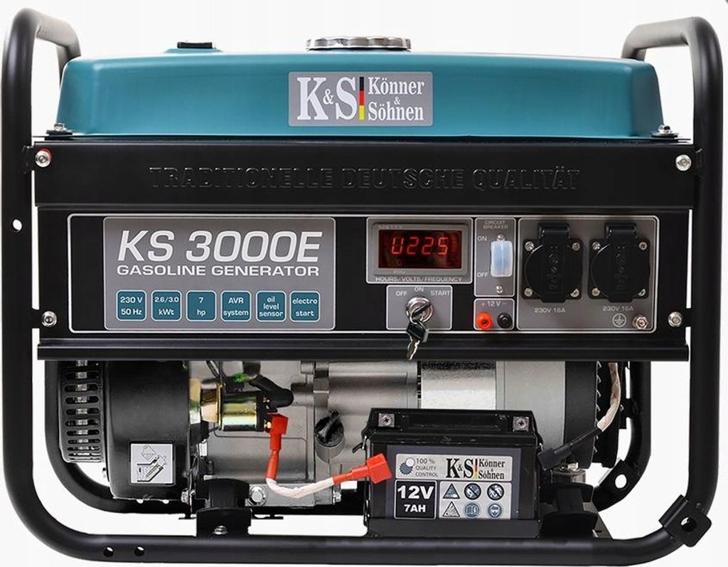 KS 3000E Zasilacz awaryjny benzynowy 3000 W z rozruchem Zdjęcie produktu 