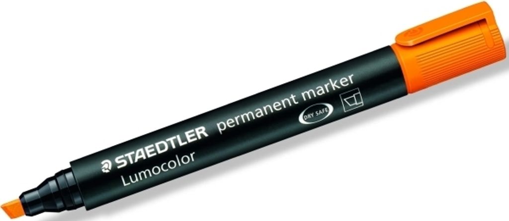 Staedtler Lumocolor Permanentmarker abgestumpft orange