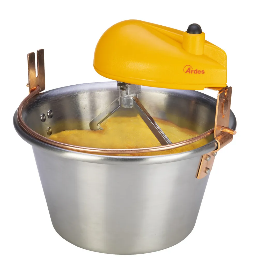 Ardes Polentinox AR2481 Fouet à Polenta Électrique 3,5L Jaune Induction